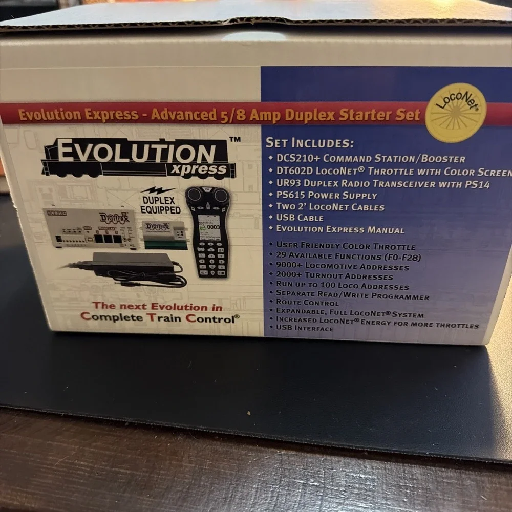 Digitrax EVOXD Evolution Express Advanced 5A/8A Duplex Starter Set